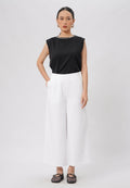 Regular Fit Culotte Pants Off White