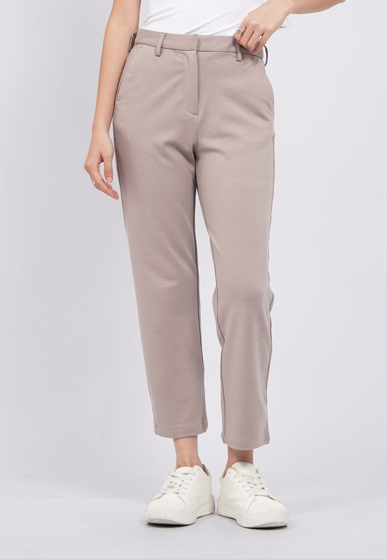 Mid Rise Ankle Tapered Pants
