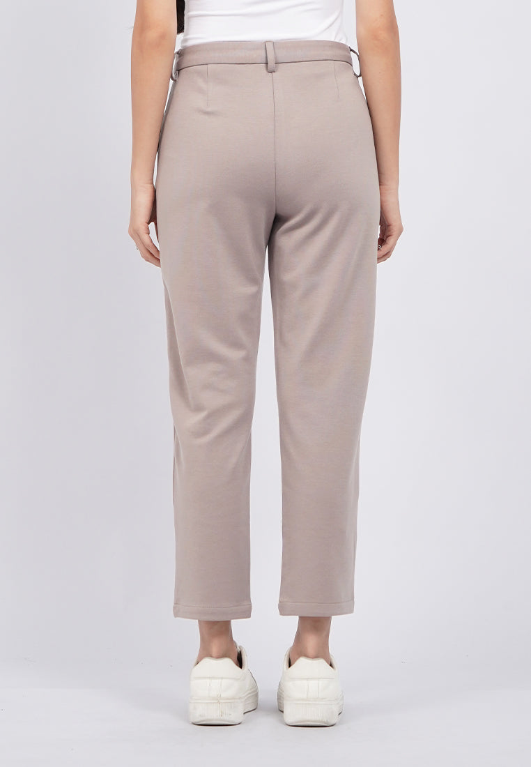 Mid Rise Ankle Tapered Pants