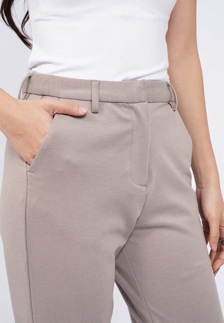 Mid Rise Ankle Tapered Pants