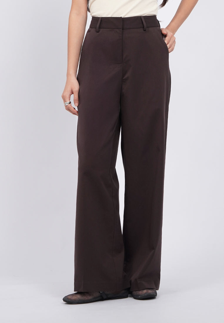 Regular Fit Wide Leg Pants