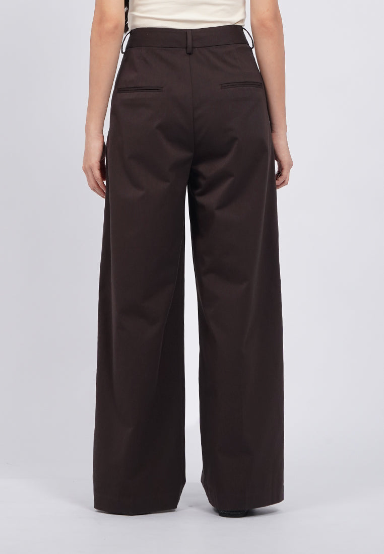 Regular Fit Wide Leg Pants