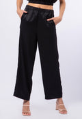 Regular Fit Sateen Long Pants