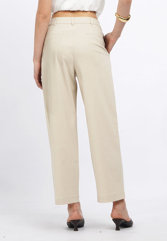 Suit Pants with Front Pleat Details