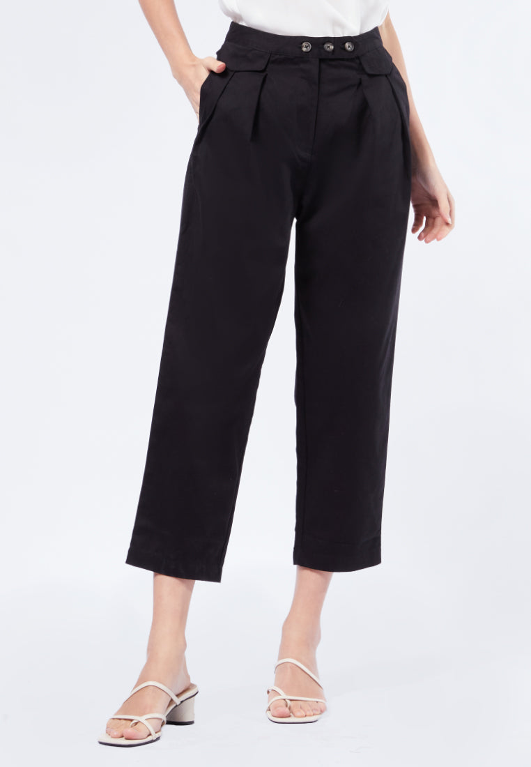 Regular Fit Buttoned Pants