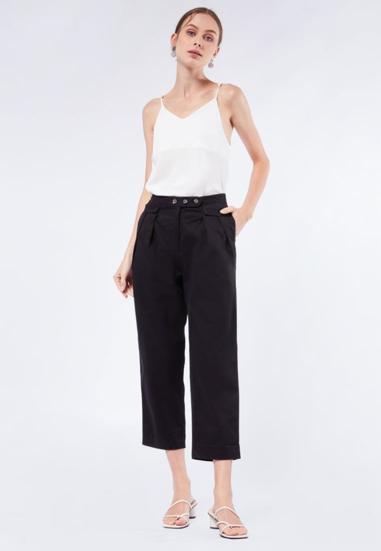 Regular Fit Buttoned Pants