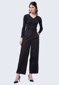 Pin-Stripes Wide Leg Pants