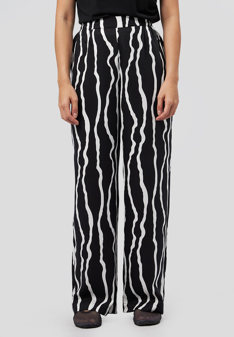 Regular Fit Printed Trousers