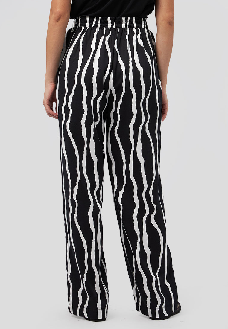 Regular Fit Printed Trousers