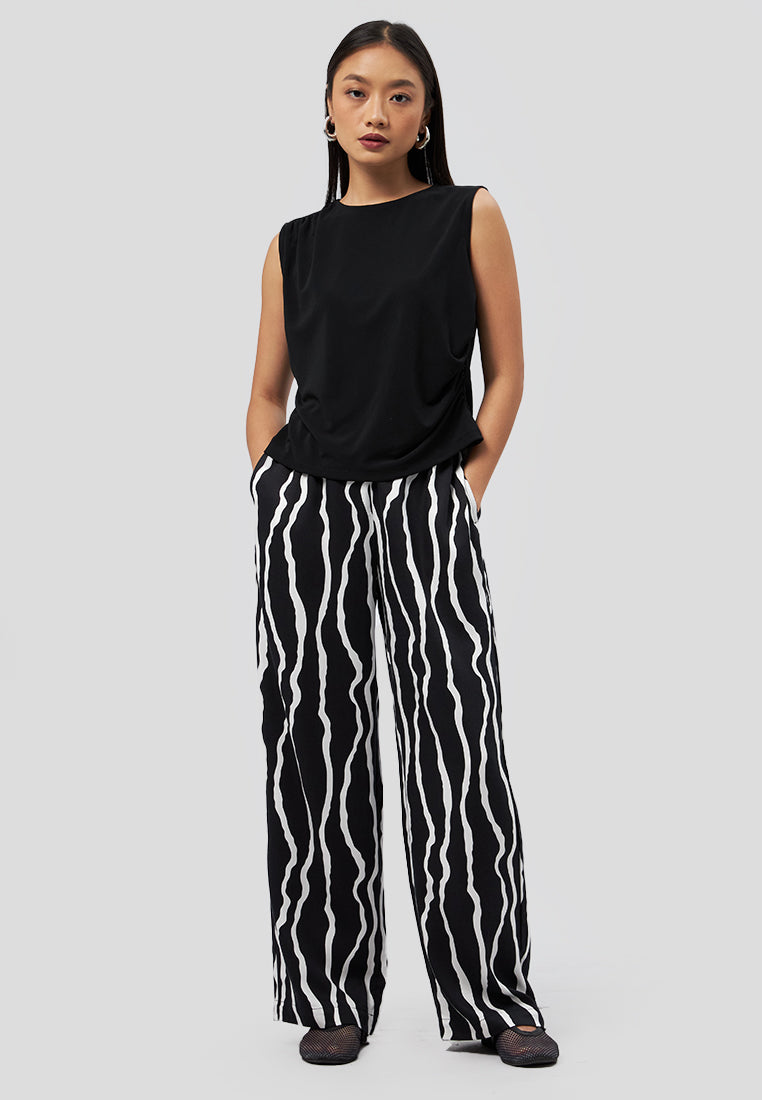 Regular Fit Printed Trousers
