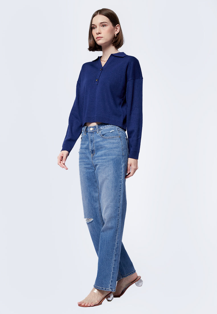 Long Sleeve Polo Shirt