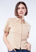 Double Pocket Knit Top