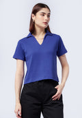 V-Neck Short Sleeve Polo Shirt