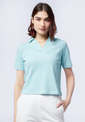 V-Neck Short Sleeve Polo Shirt