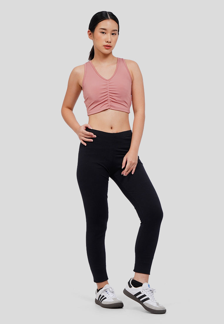 Ruched Front Low Impact Sports Bra
