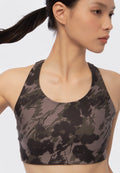 Printed High Impact Sports Bra