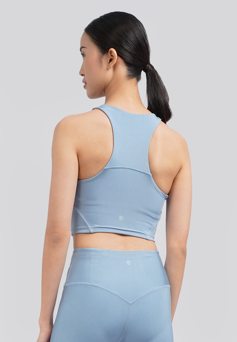 Low Impact Sports Bra Dusty Blue