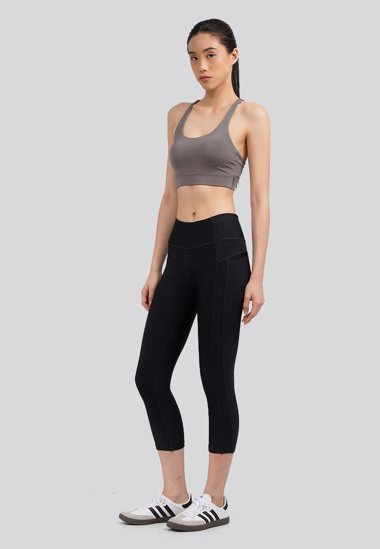 Medium Impact Sports Bra Grey