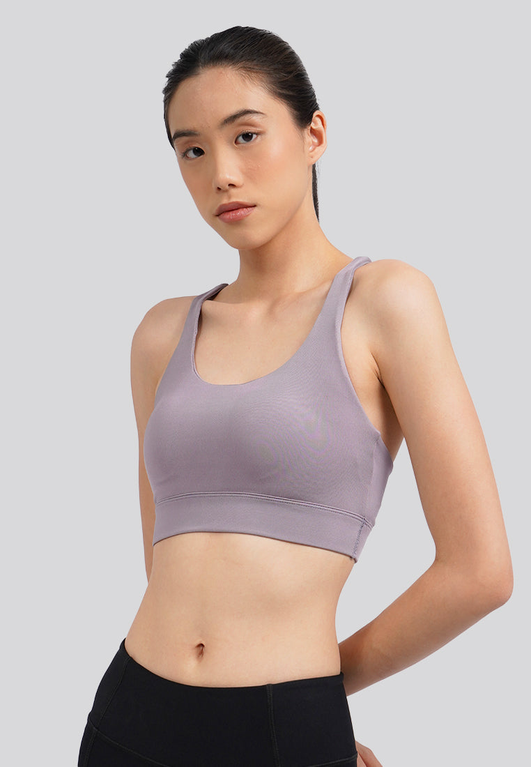 Medium Impact Sports Bra Lilac