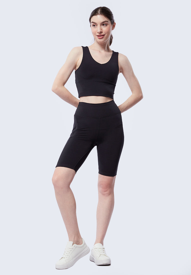 V-Neck Long Sports Bra