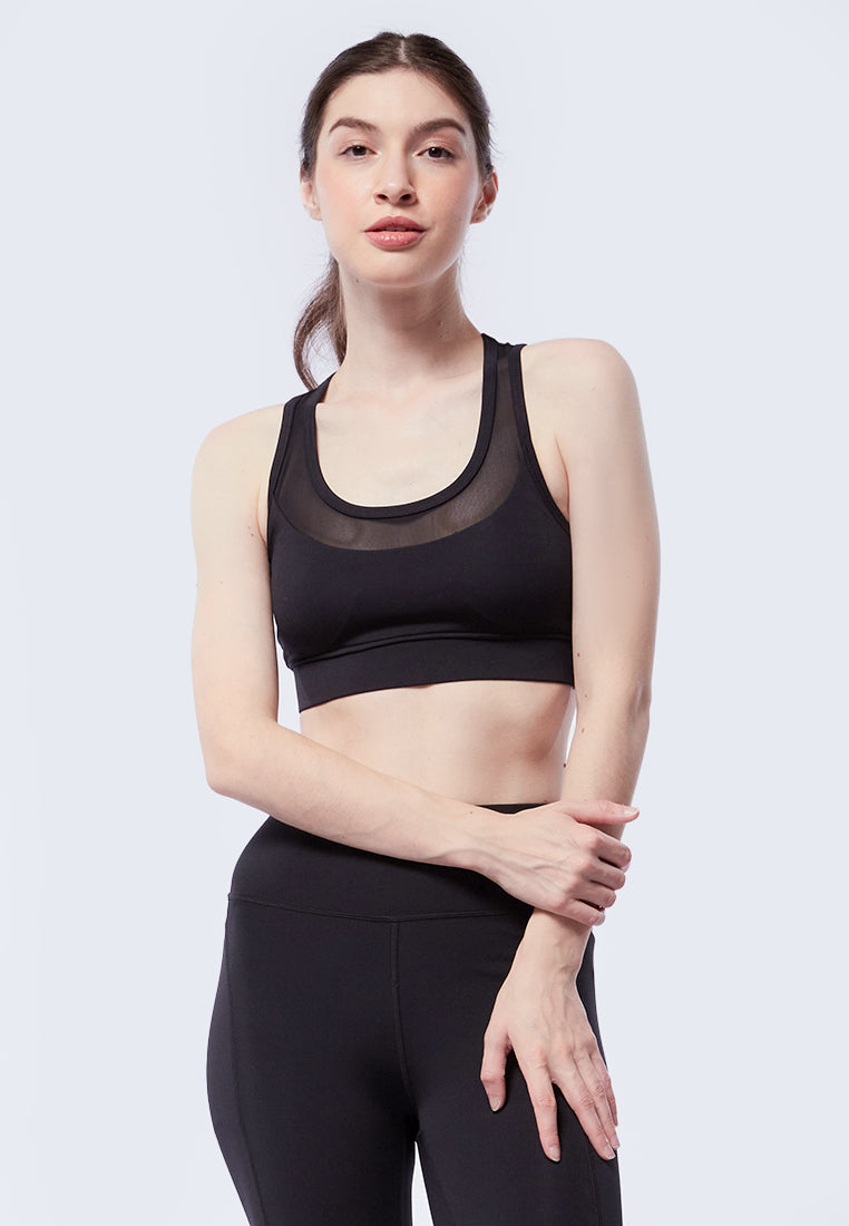 Sports Bra with Transparent Details