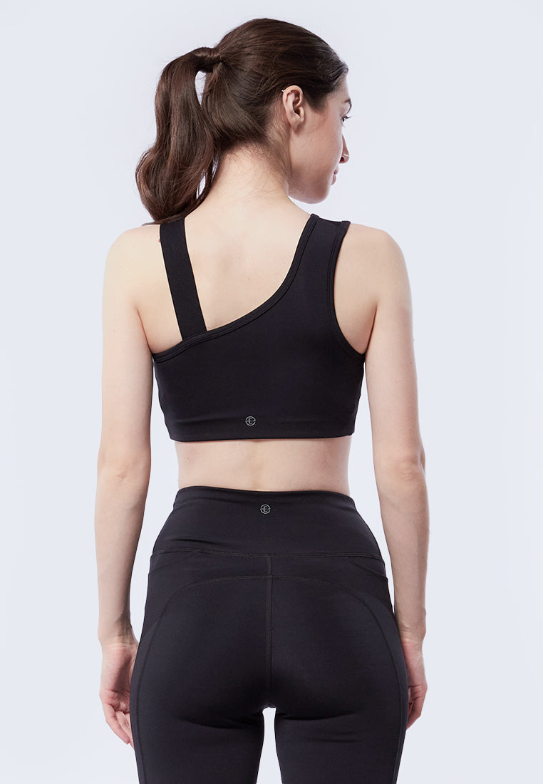 Sports Bra with Asymmetric Straps