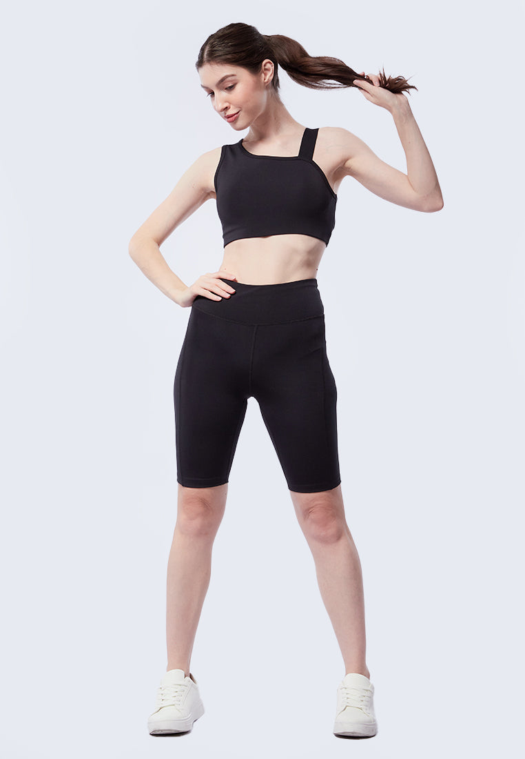 Sports Bra with Asymmetric Straps