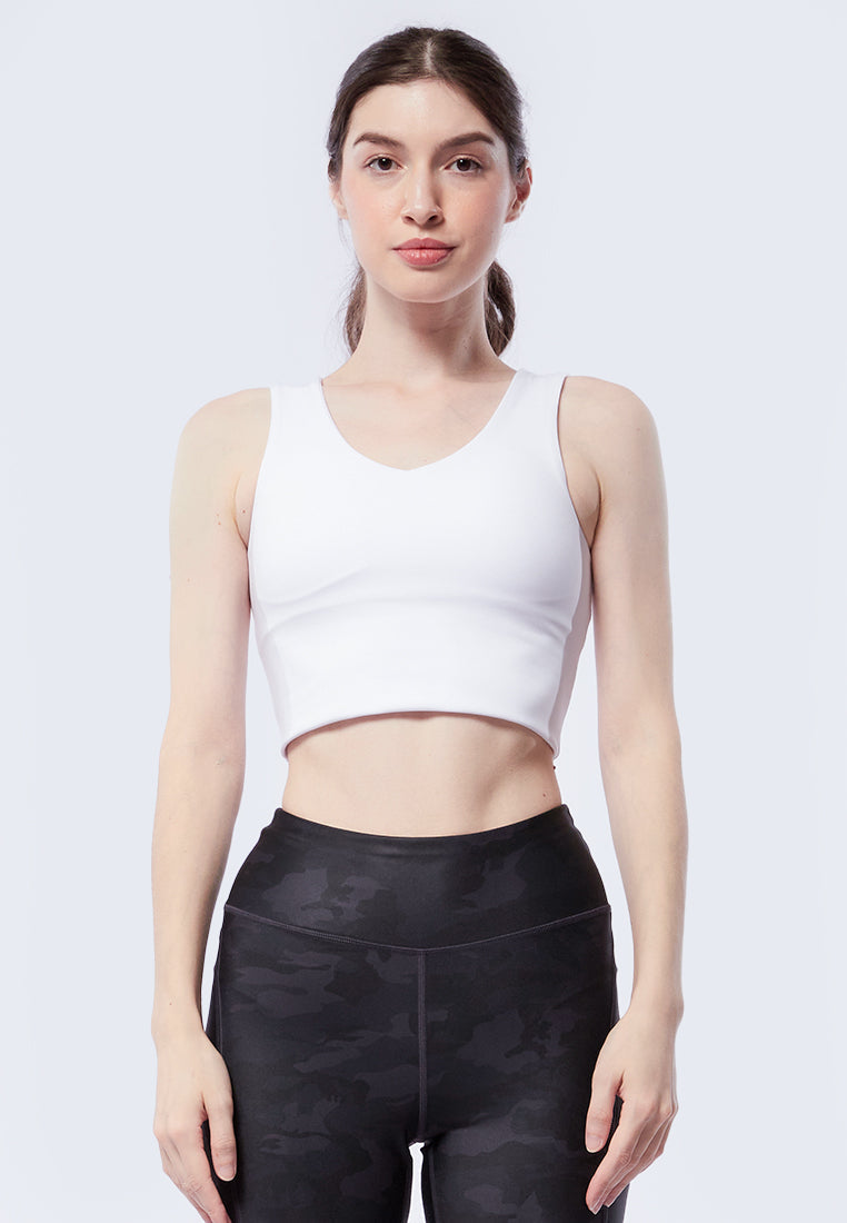 V-Neck Long Sports Bra