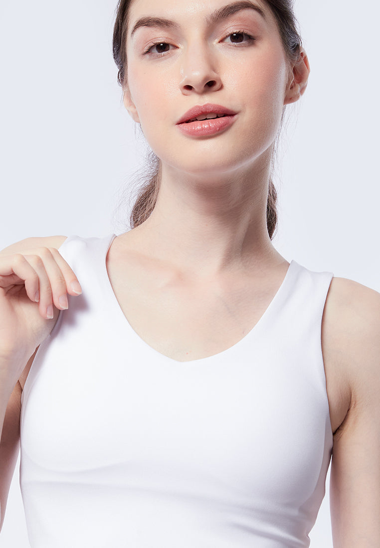 V-Neck Long Sports Bra