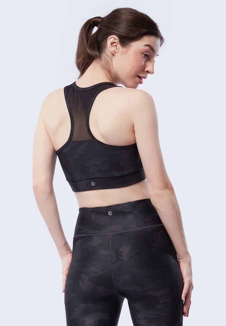 Sports Bra with Transparent Details