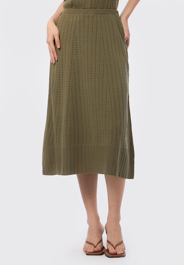 Knitted Midi Skirt