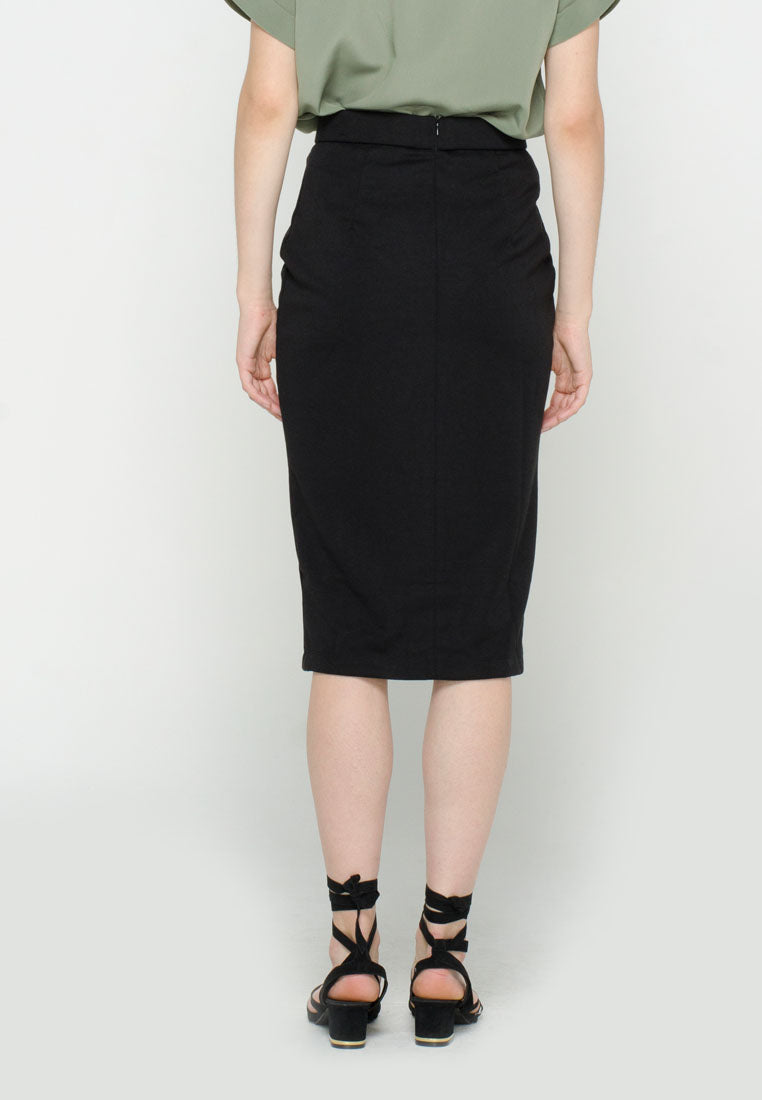 Skirt with Floral Puff Print