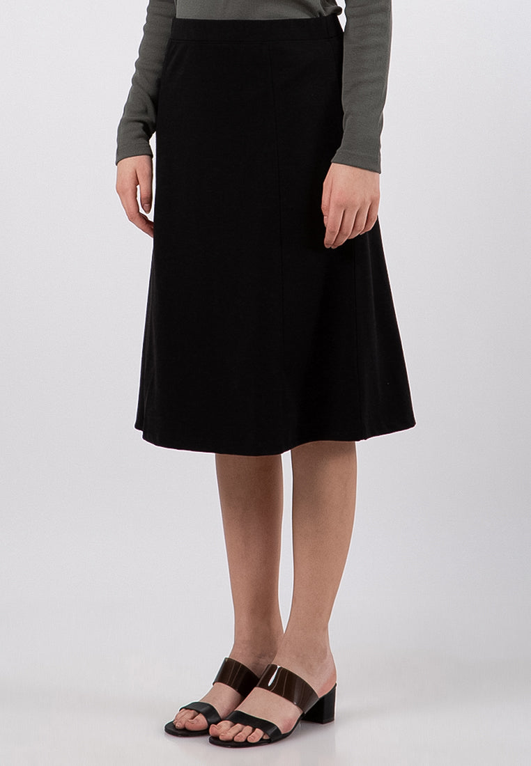 Midi A-Line Skirt
