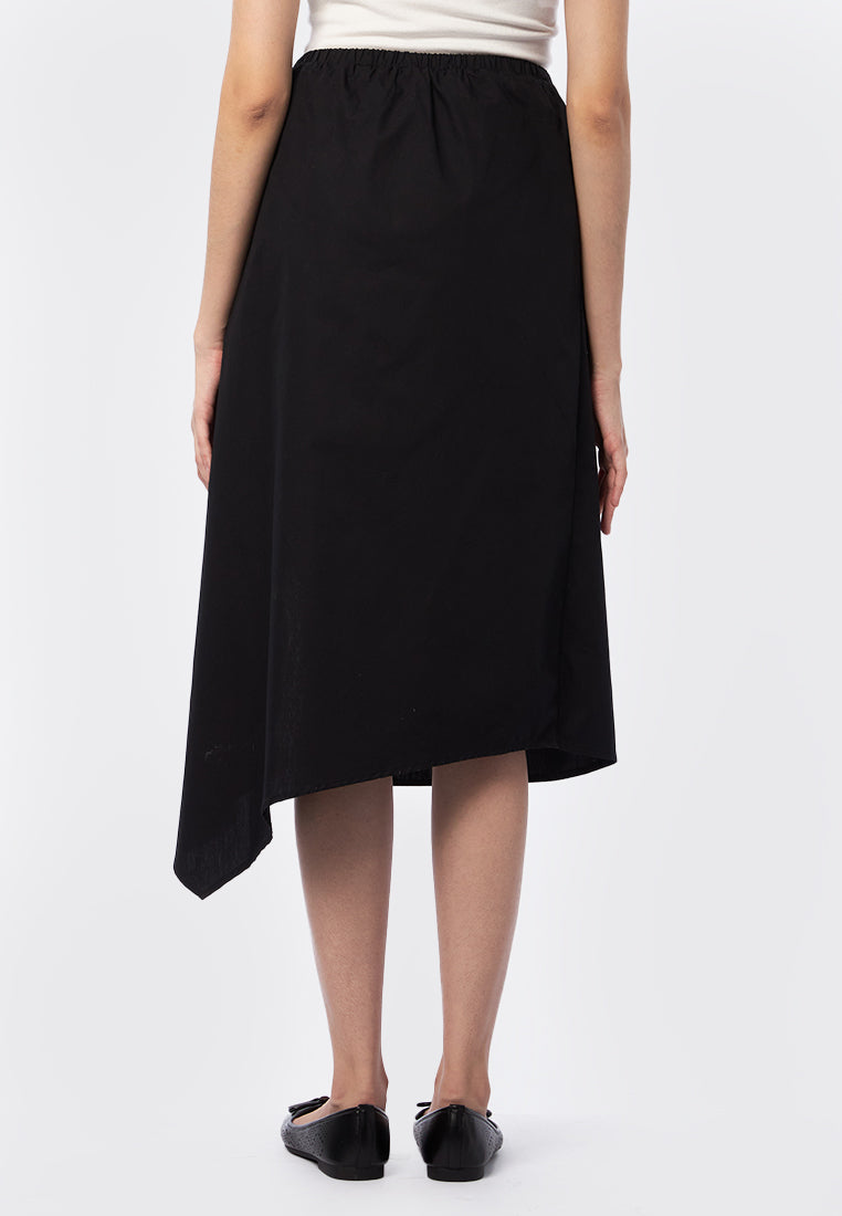 Asymmetrical Midi Skirt