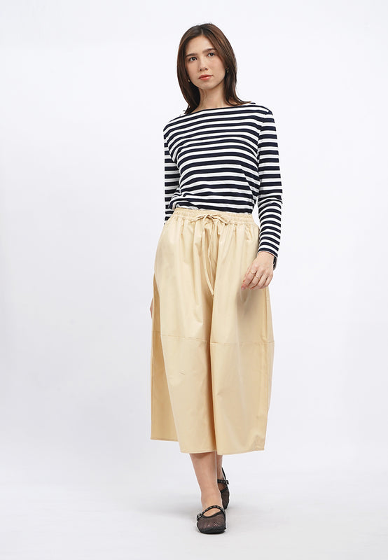 Regular Fit Cocoon Midi Skirt
