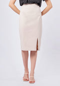 Midi Skirt with Slit Details