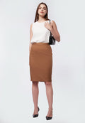 Basic Mini Skirt Khaki