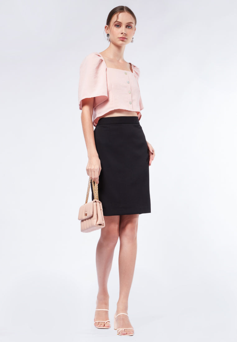 Regular Fit Basic Mini Skirt