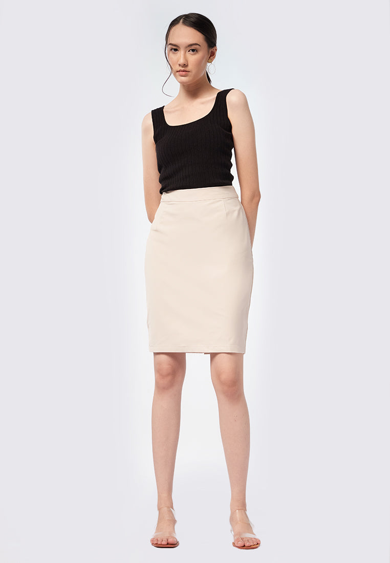 Regular Fit Basic Mini Skirt