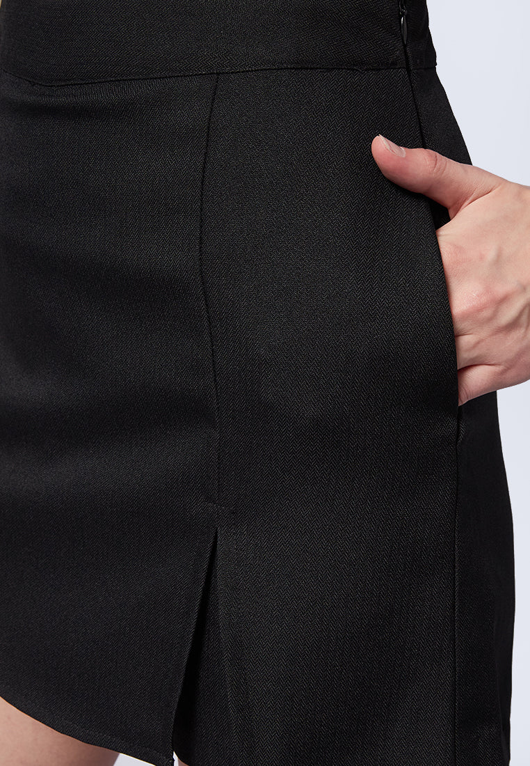 Mini Skort with Front Slit Details