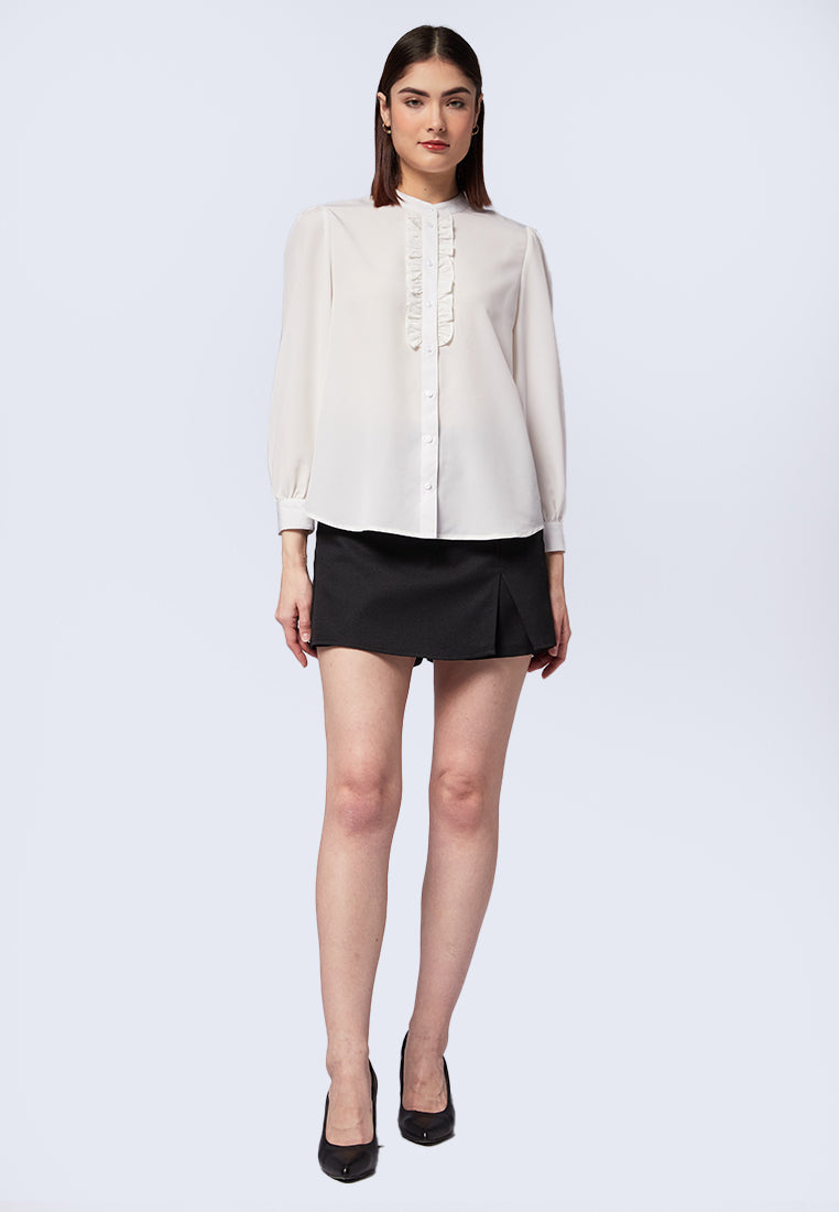 Mini Skort with Front Slit Details