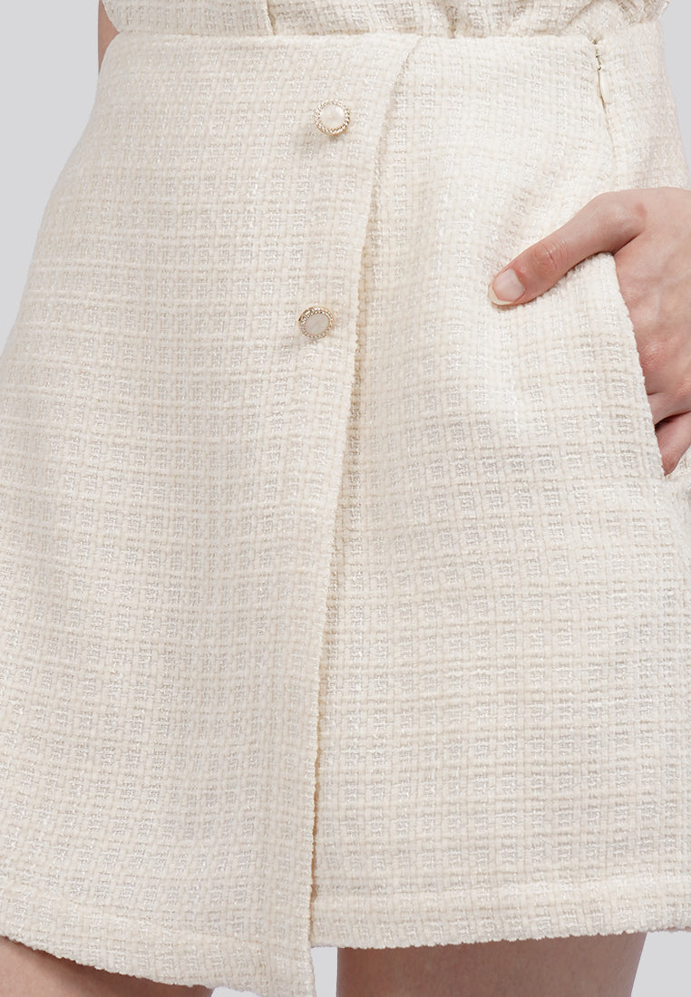 Tweed Mini Skort