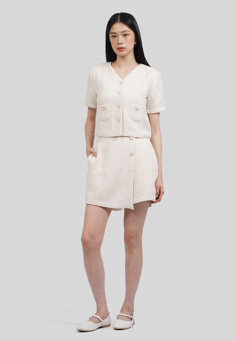 Tweed Mini Skort