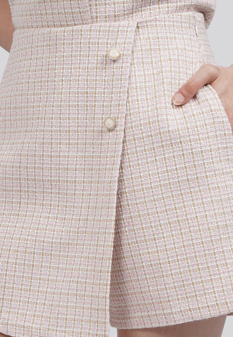 Tweed Mini Skort