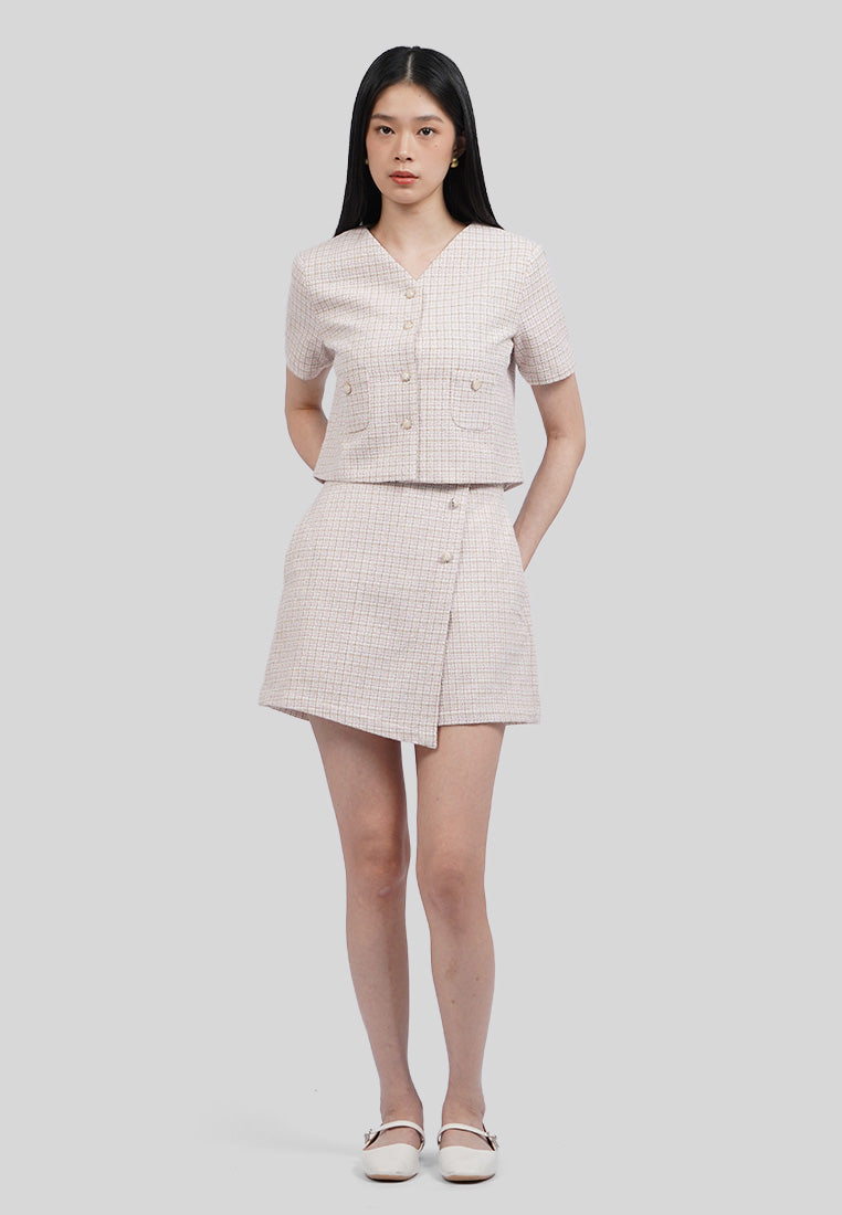 Tweed Mini Skort
