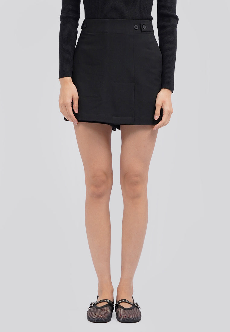 Mini Skort with Front Slit Details