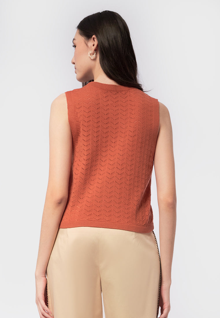 Sleeveless Crochet Top