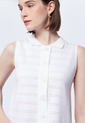 Openwork Sleeveless Top