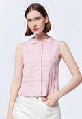 Openwork Sleeveless Top