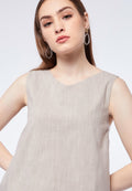 V-neck Gather Back Top